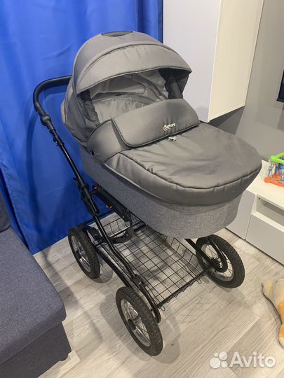 Коляска 2 в 1 indigo beby barbara classic