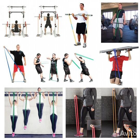 Петля резиновая чёрная (25-70 кг)