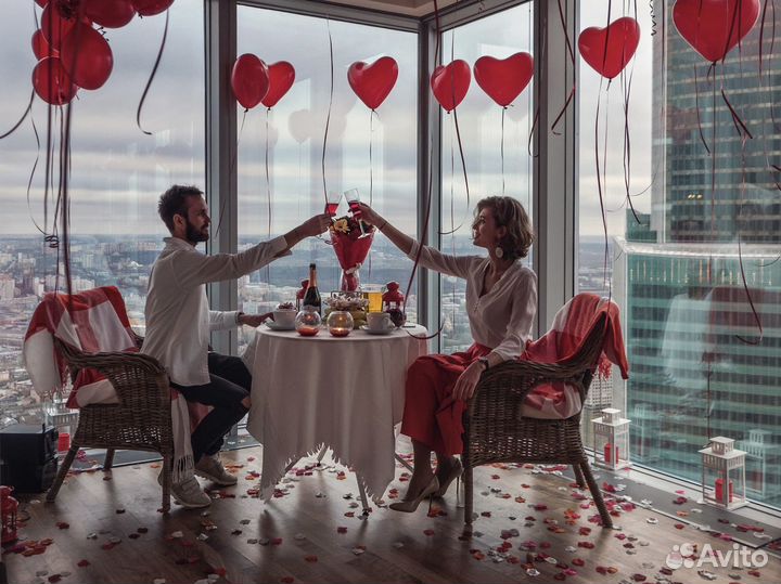 Свидание в Москва-Сити на 63 этаже с фотосъемкой