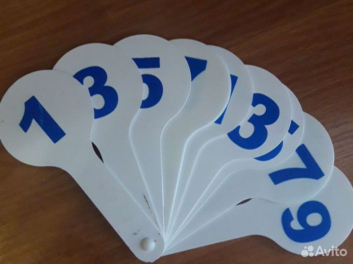 Касса цифры веер