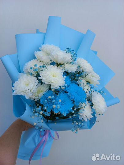 Букет из хризантем