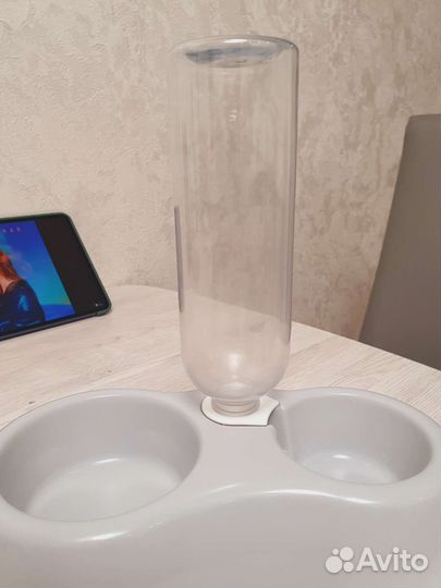 Автоматическая поилка + миска для животных