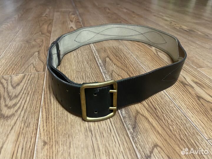 Ремень кожаный офицерский б/у