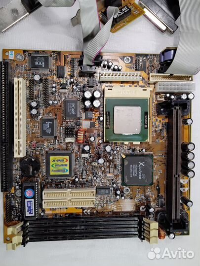 Винтажная материнская плата Combo Dual Slot1 + S3