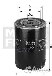 Фильтр масляный mann-filter W 1170/13 Германия