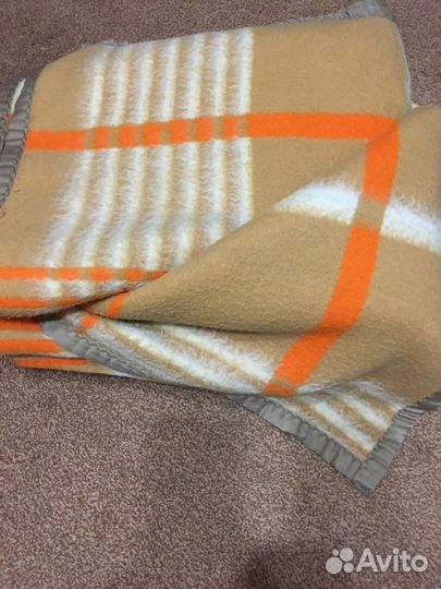 Плед-одеяло. СССР. Шерсть
