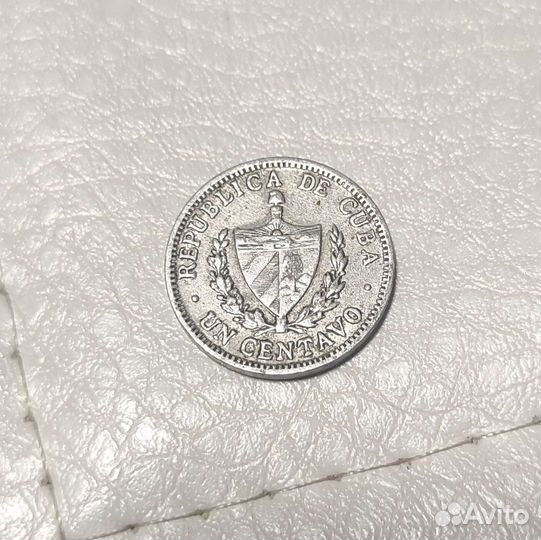Монета 1 сентаво 1963 г., Куба