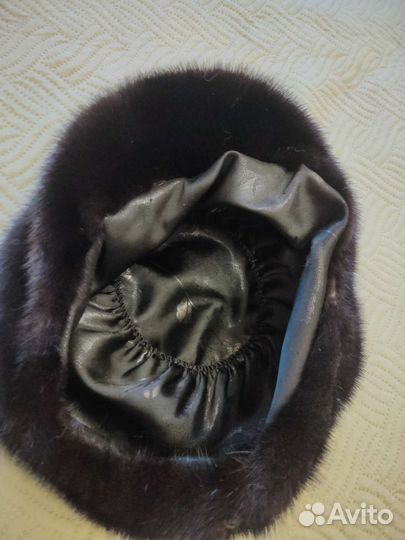 Норковая кепка женская