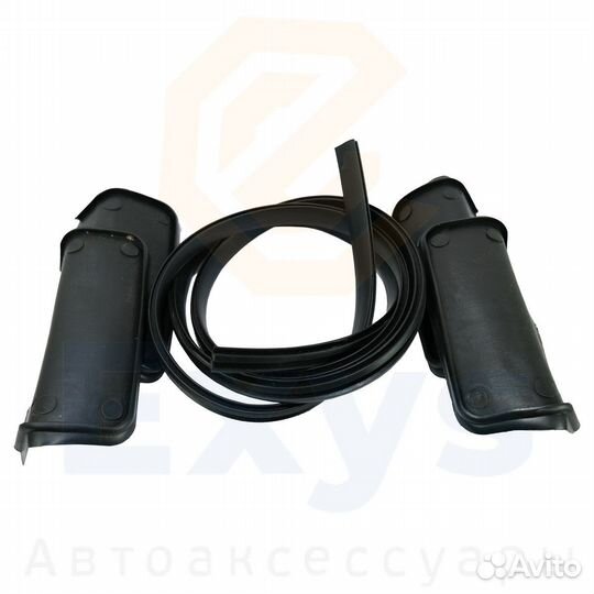 Багажные поперечины Siamond V1 чёрные для BMW X6 2008-2024