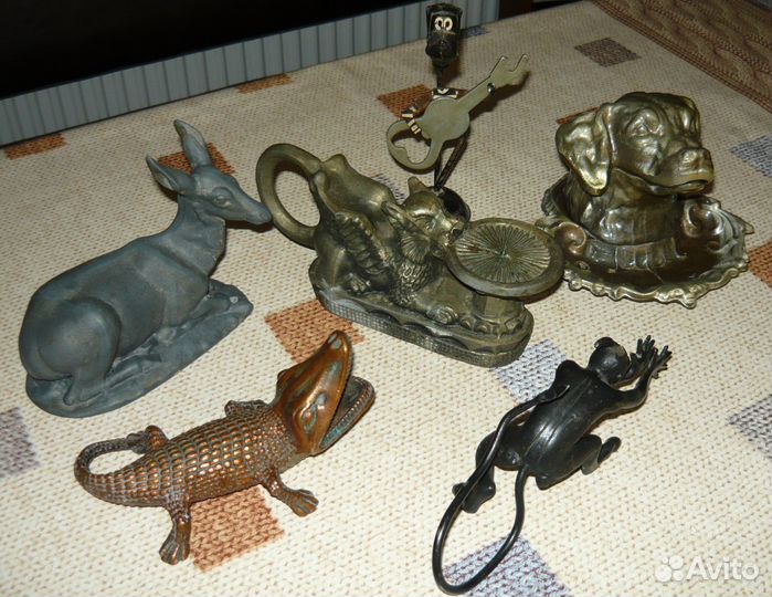 Разные статуэтки,фигурки. Металл