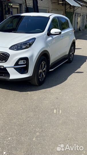 Пороги площадка Kia Sportage