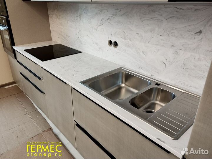 Кухонная столешница из камня м