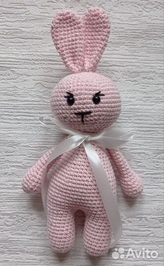 Вязаный заяц Ручная работа