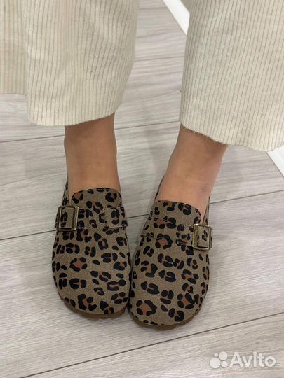 Birkenstock лоферы женские замшевые