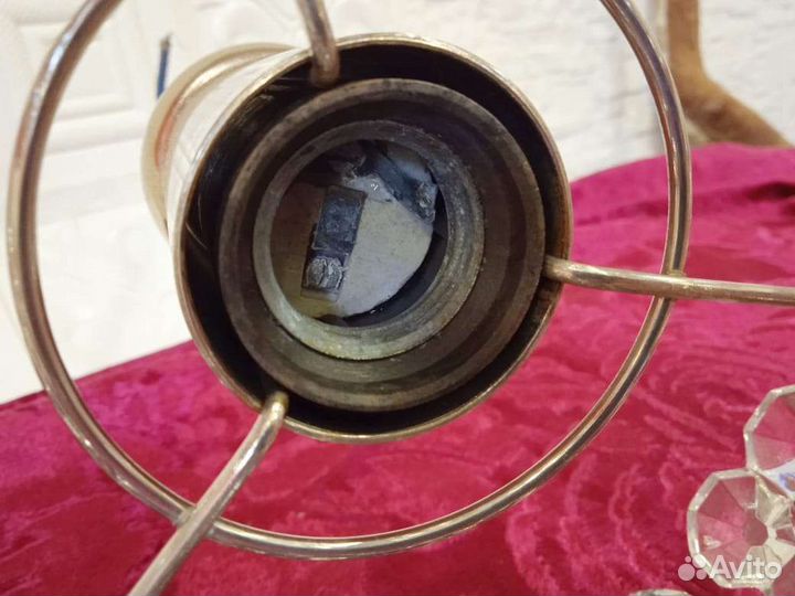 Хрустальная люстра СССР винтаж