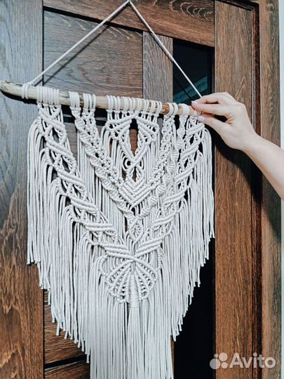 Интерьерное панно, макраме панно