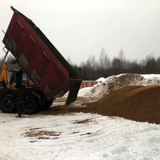 Песок карьерный доставка