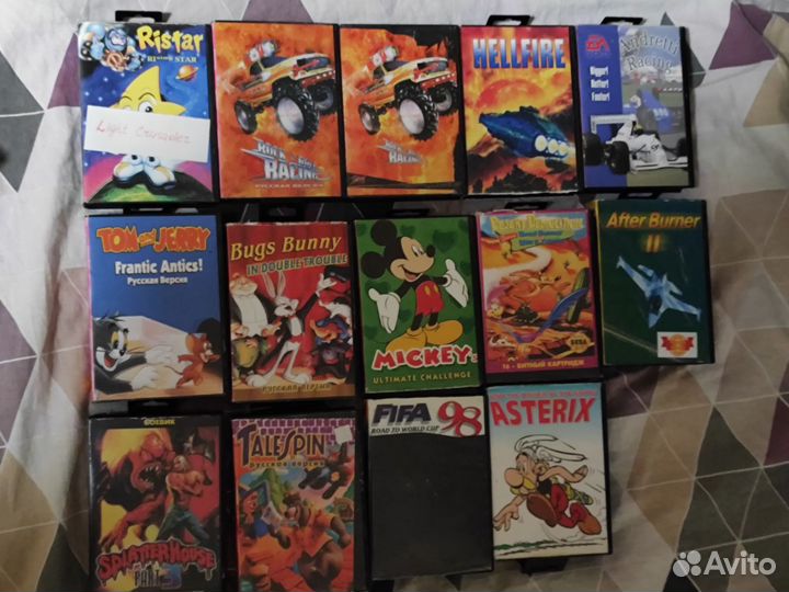 Картриджи sega стародел