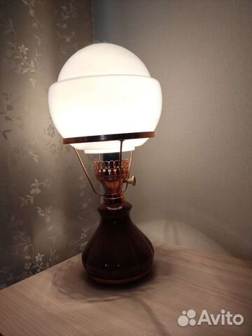 Лампа настольная зик винтаж СССР