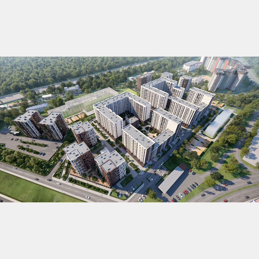 3-к. квартира, 81 м², 2/13 эт.