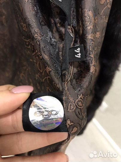 Шуба норковая с капюшоном