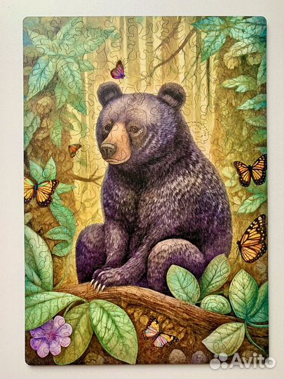 Лесные животные. Деревянный пазл