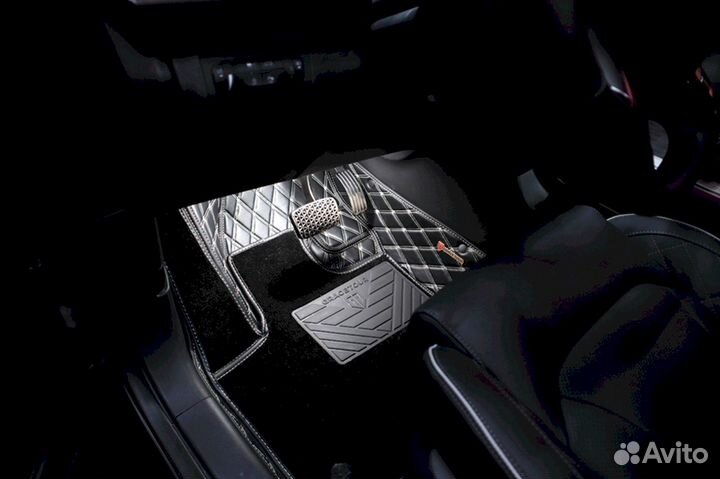 3Д коврики из экокожи exeed