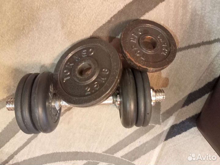 Гантели разборные бу