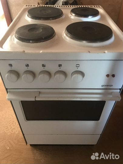 Плита электрическая горение