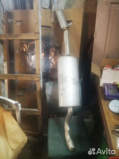 Глушитель volkswagen задняя часть