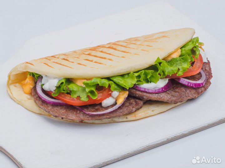 Лаваш, пита, Гирос, коржи, сыр моцарелла