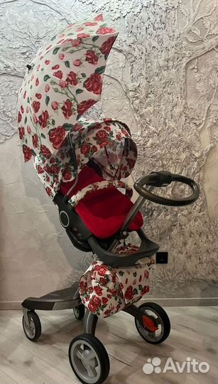 Летний кит на коляску stokke