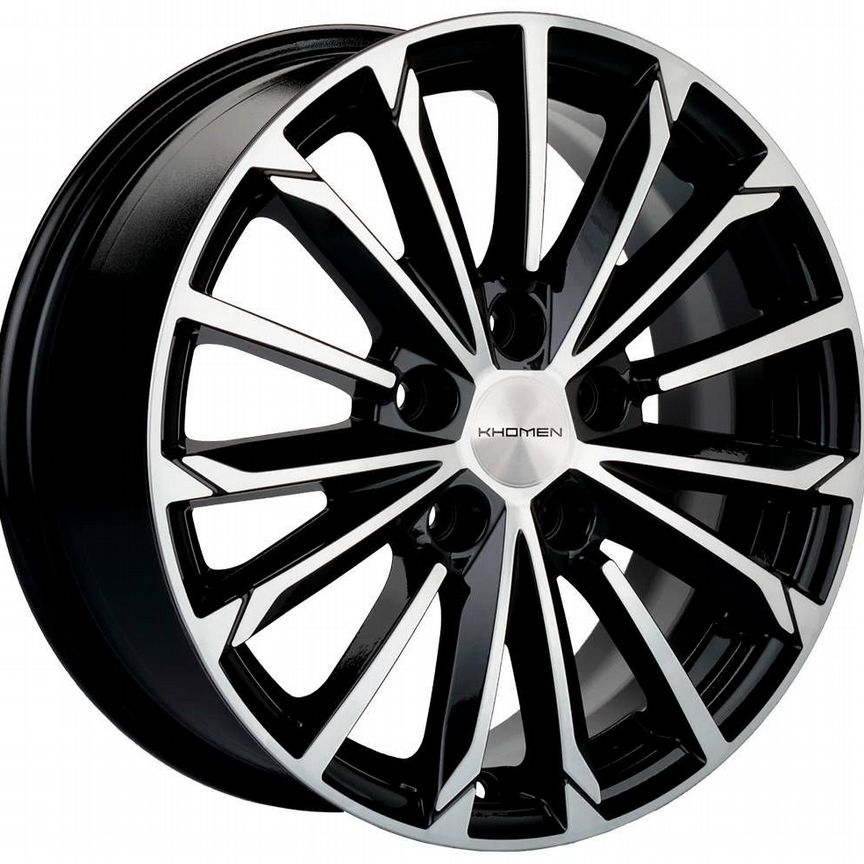 Диски Khomen KHW1611 6.5x16 5x108 ET45 D60.1 Black-FP