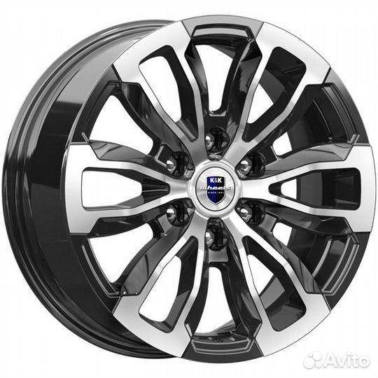 K&K Меконг (кс959) : 7,5x18 6*139,7 Et:38 Dia:67,1 алмаз чёрный