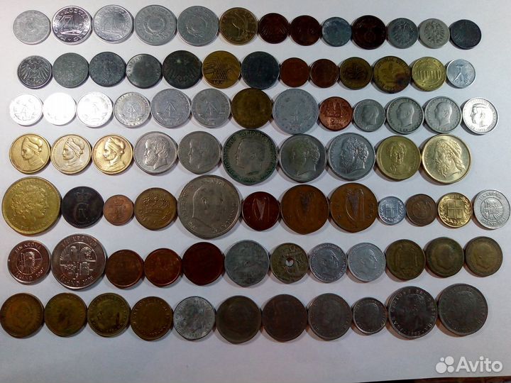 Монеты стран Европы регулярного чекана-1