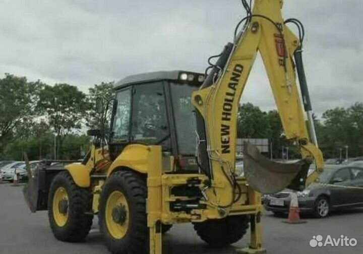 Услуги экскаватора погрузчика NEW holland