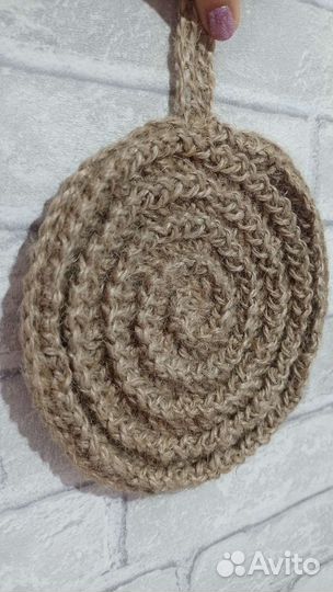 Мочалка из джута