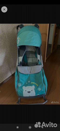 Детские санки коляска ника