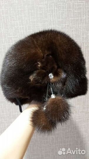 Шапка норковая женская