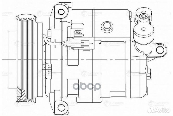 Компрессор кондиц. для а/м Chevrolet Cruze (09