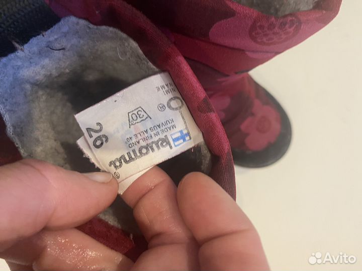 Сапоги зимние для девочки