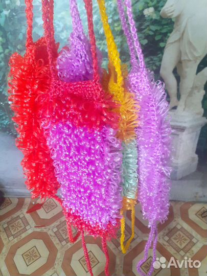 Мочалки ручной работы