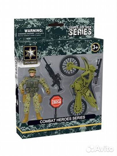 Набор Военный, 4 предмета, в ассорт., коробка