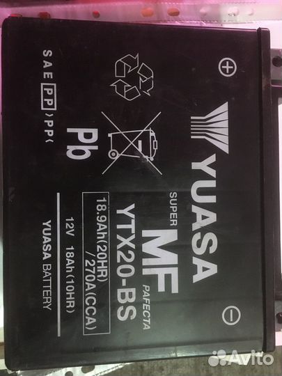 Аккумулятор для мотоцикла