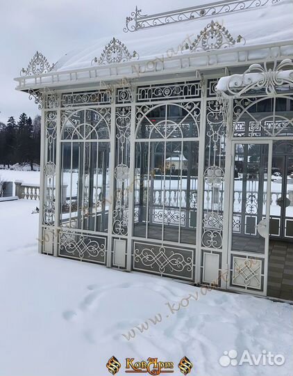 Кованые беседки для дачи в Москве