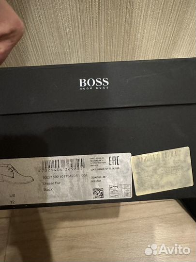 Ботинки зимние мужские Hugo Boss 46 размер 31 см