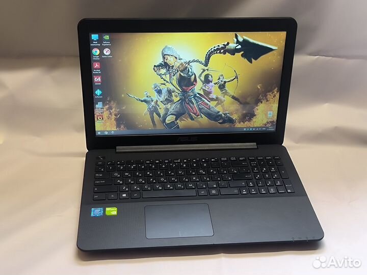 Игровой ноутбук Asus 4 ядра 8gb 920m Ssd + Hdd