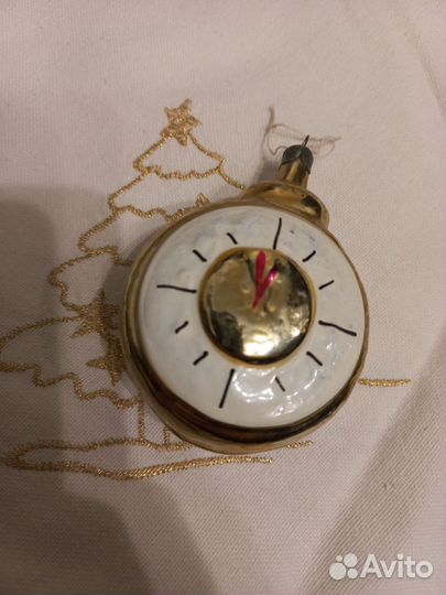 Елочная игрушка сср Часы