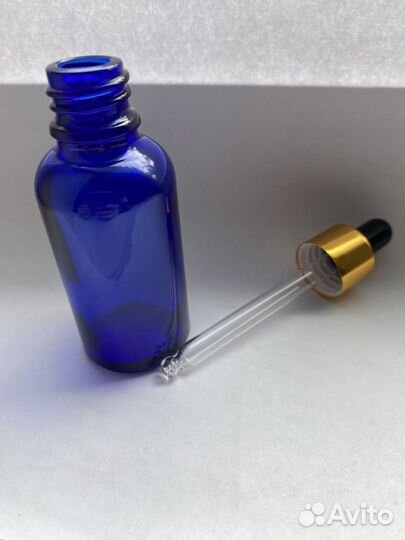 Флакон стекло 30 мл с крышкой пипеткой