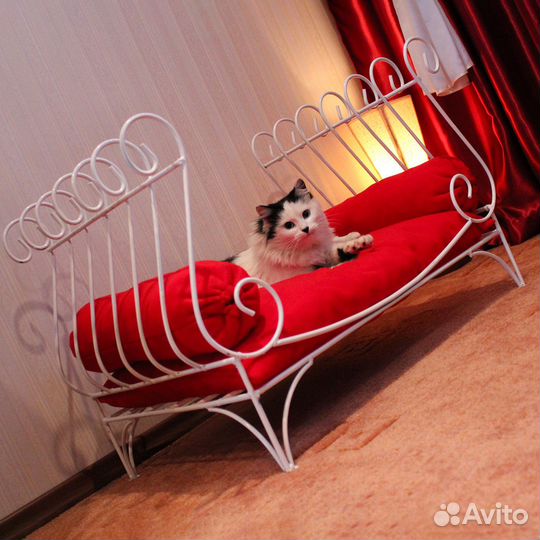 Лежанка кроватка домик для кошки, собаки